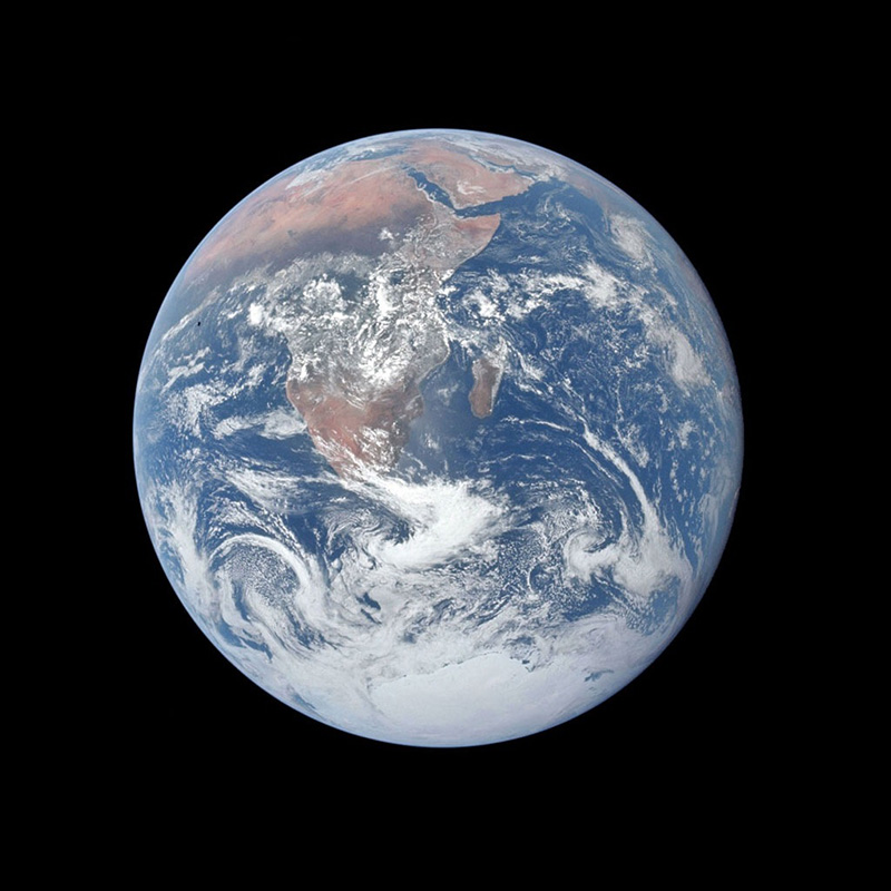 Photo of the Earth from space